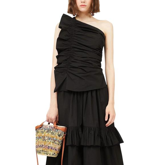 NEW ULLA JOHNSON senta top in noir - Picture 1 of 2